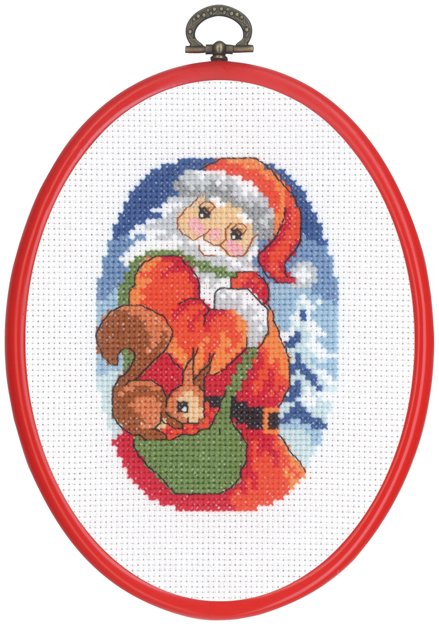 Jul Tavla Tomte med Ekorre