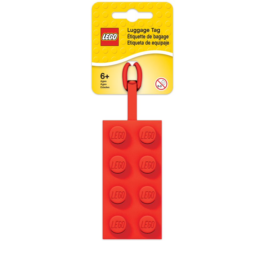 LEGO Iconic Röd Bagage lapp