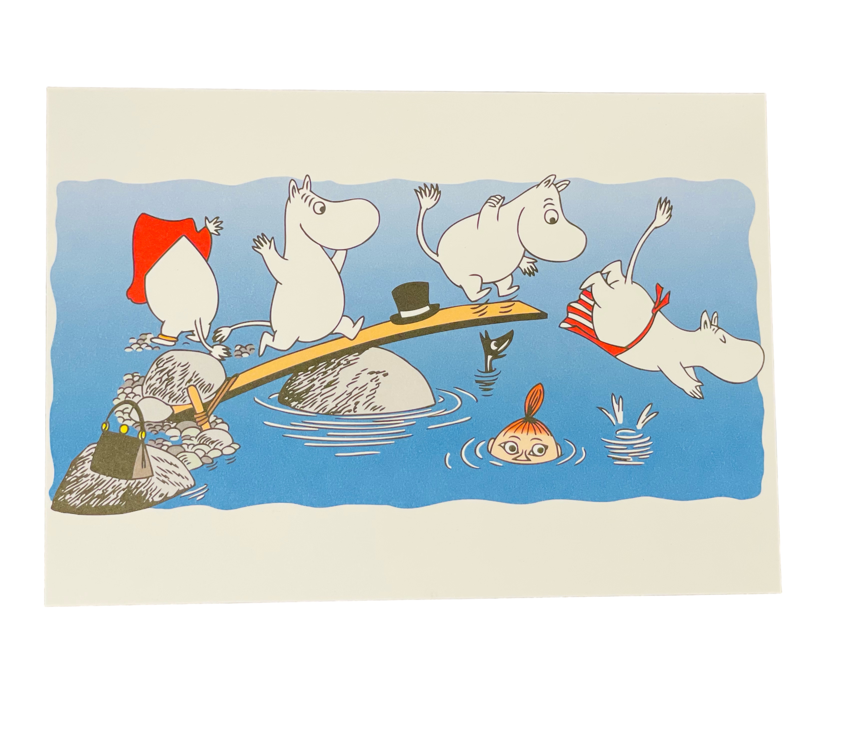 Moomin cards - Dive