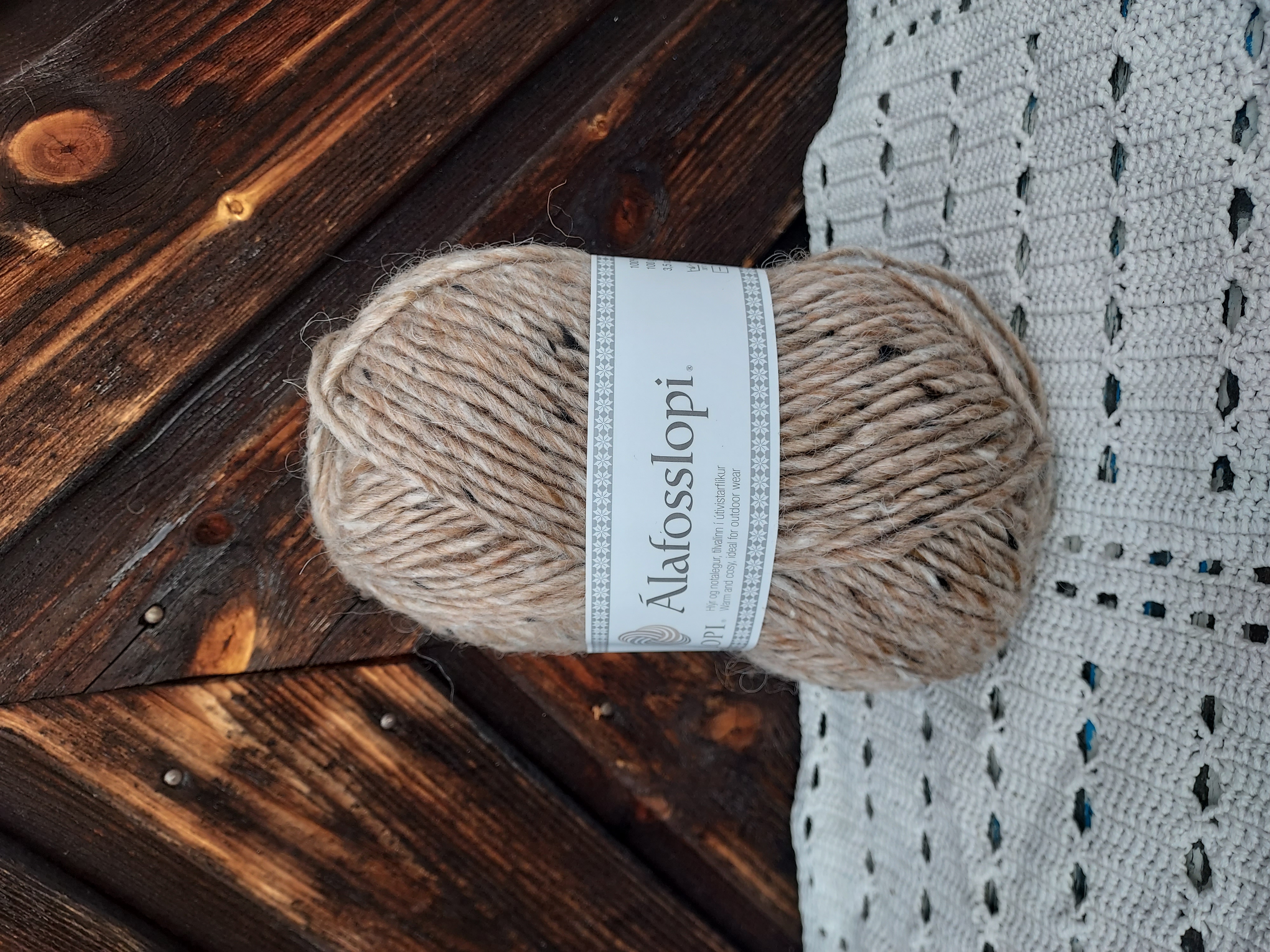 Alafosslopi 9976 Beige tweed 100gr