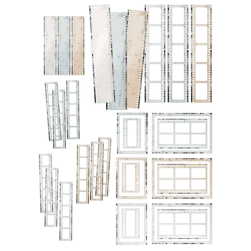 49 And Market - Filmstrip Frames - Vintage Artistry Moonlit Garden - 2