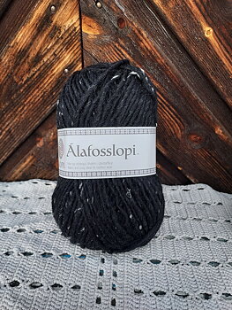 Alafosslopi 9975 Black tweed 100g 