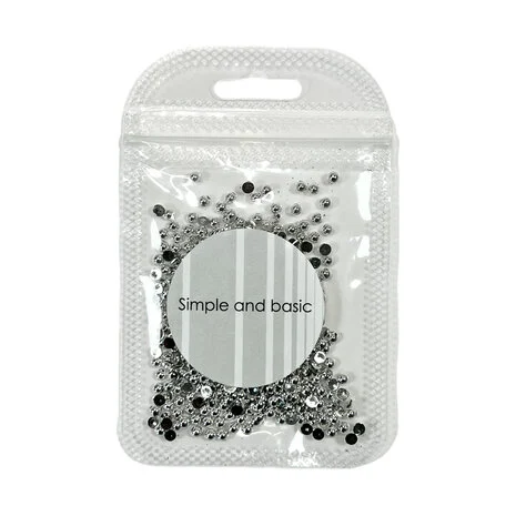 Half Pearl Polished Silver 3mm 