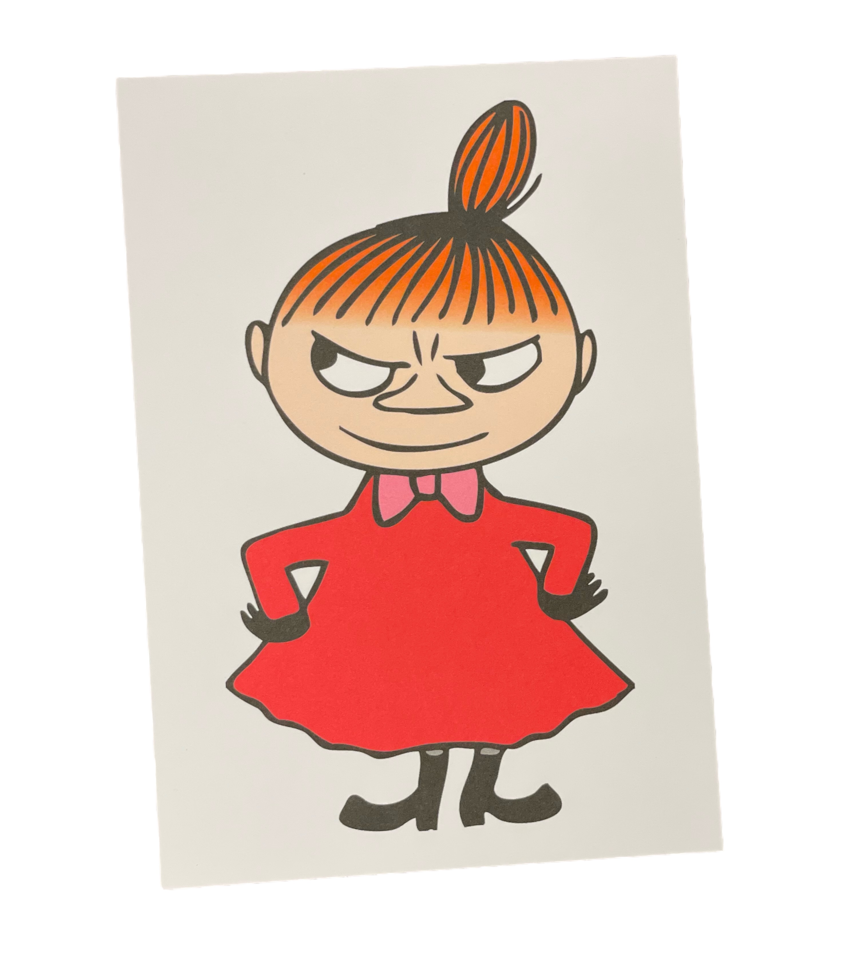 Moomin card - Little My Determined