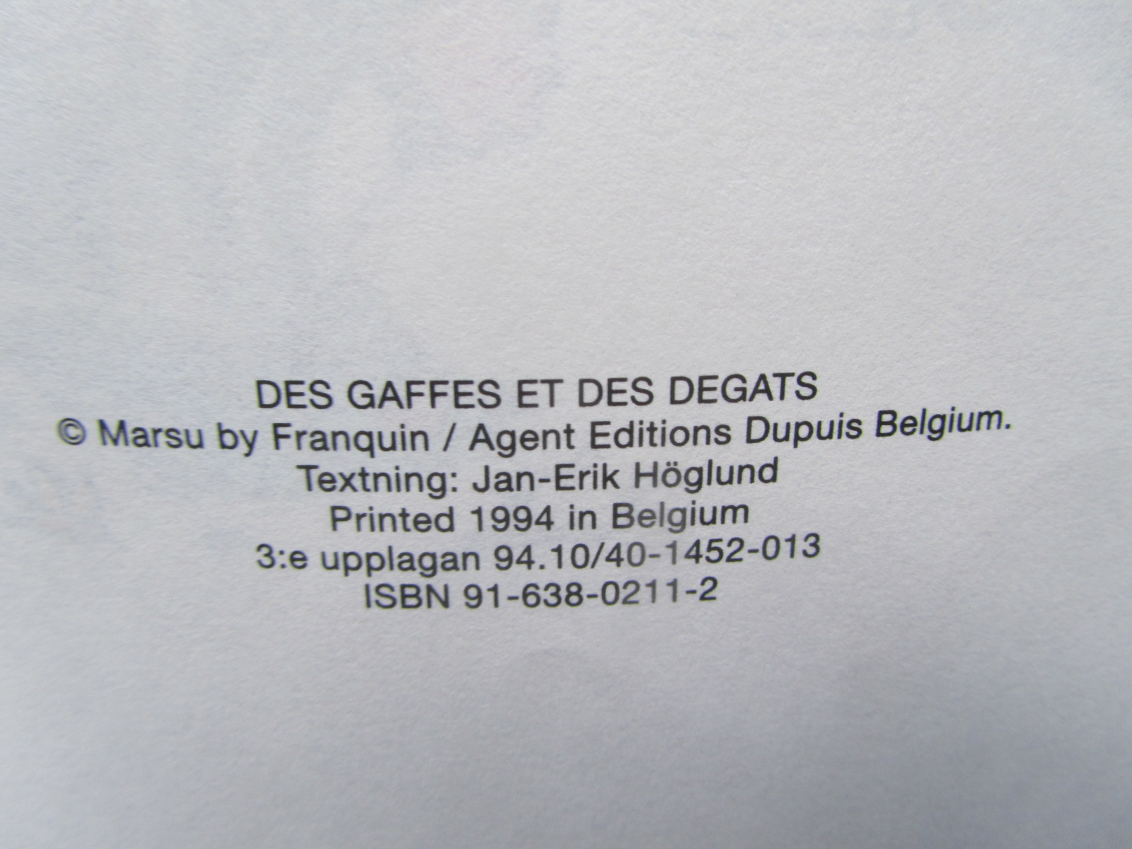 Gaston 13 Missar i massor 3:e uppl. - 4
