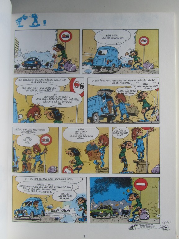 Gaston 14 Snilleblixtar och fnåsknedslag 2:a uppl. - 3