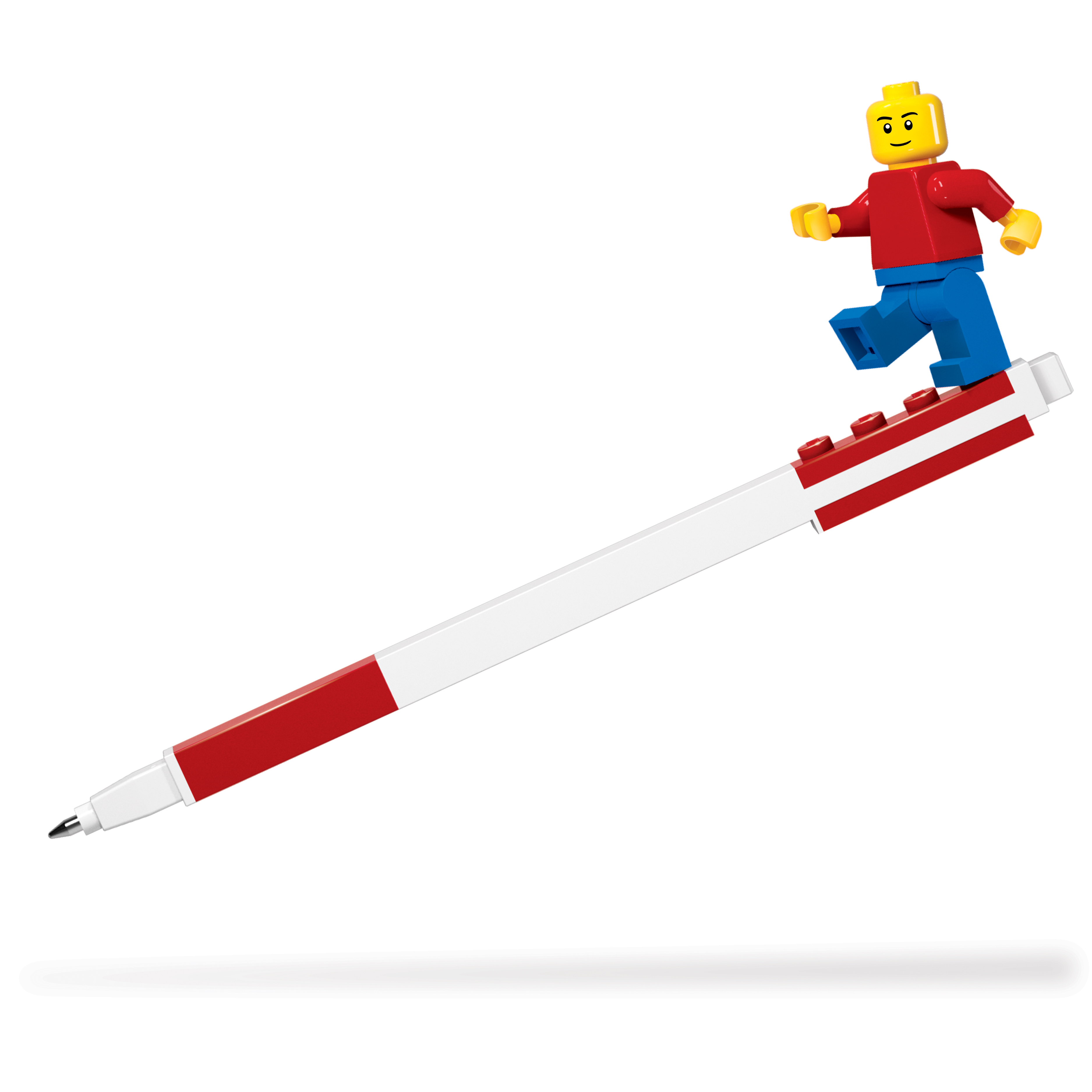 LEGO Red Gel Pen with Minifigure - 2