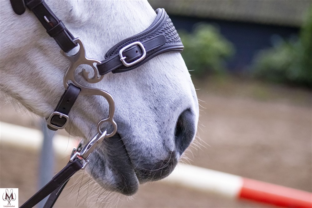 Hackamore F.R.A® 'Fiore', nosepart + curbstrap - 3