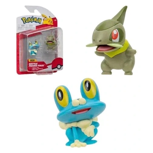 Pokémon Battle Figur Froakie & Axew