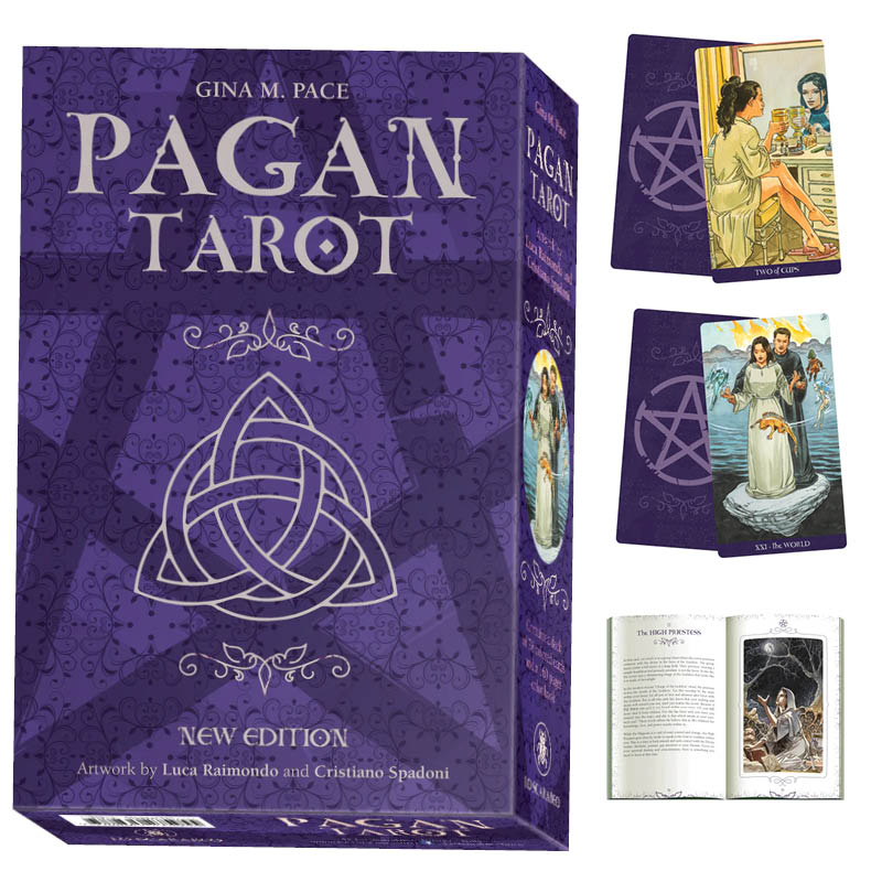 Pagan Tarot Kit by Gina M. Pace, Boxed Set - Kort med Bok - 2