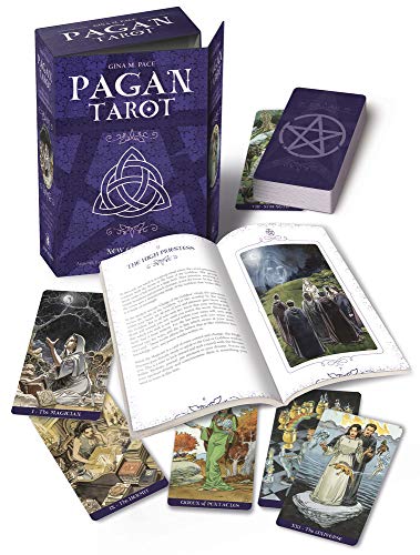 Pagan Tarot Kit by Gina M. Pace, Boxed Set - Kort med Bok