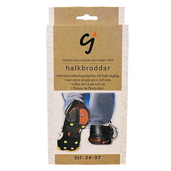 Broddar halkskydd stl 34-37 Halkskydd för ytterskor minskar risken för halkolyckor 
