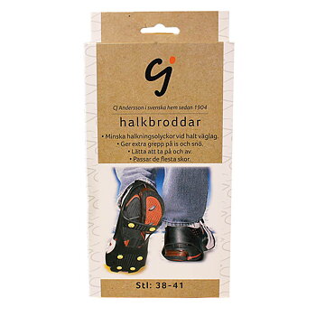 Broddar halkskydd stl 38-41 Halkskydd för ytterskor minskar risken för halkolyckor 
