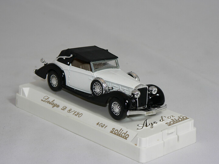 Delage D8-120 Two Seater Soft Top   1:43  Solido