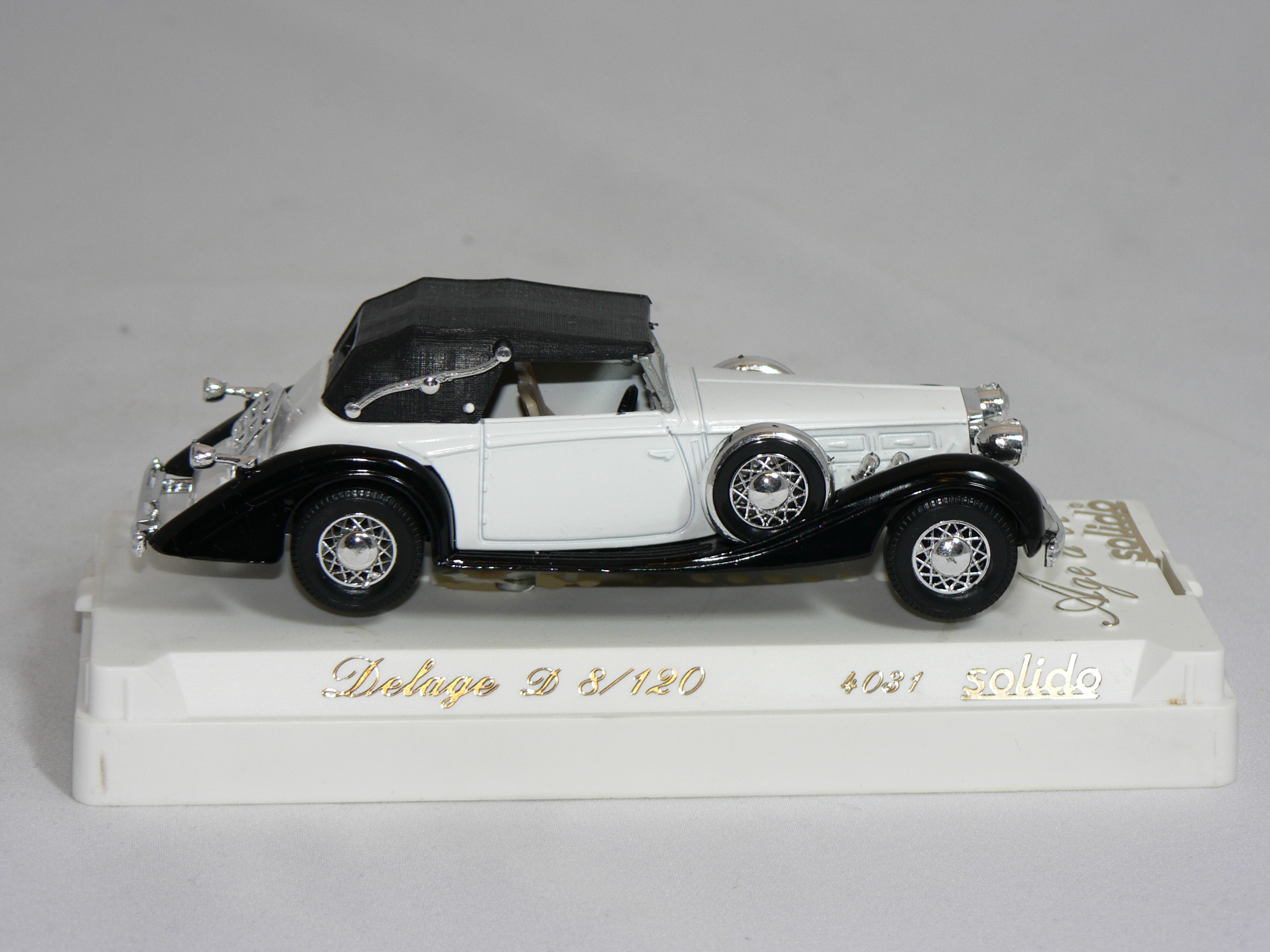 Delage D8-120 Two Seater Soft Top   1:43  Solido - 3