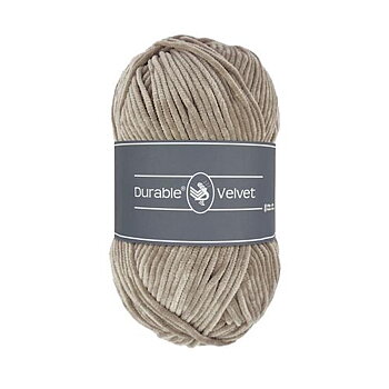 Durable Velvet Warm Taupe