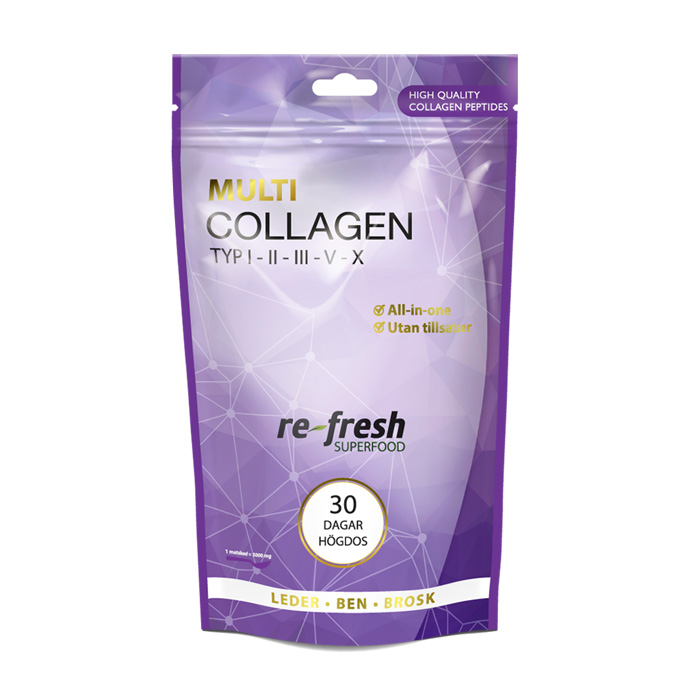 Multi Collagen - 5 typer 150 g - Re-fresh Superfood