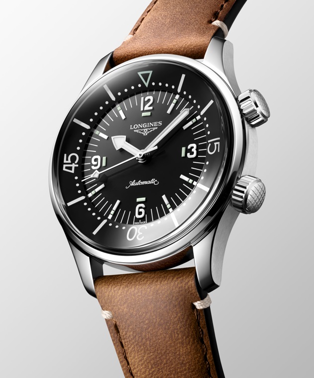 L3.764.4.50.0 Longines Legend Diver 39 svart