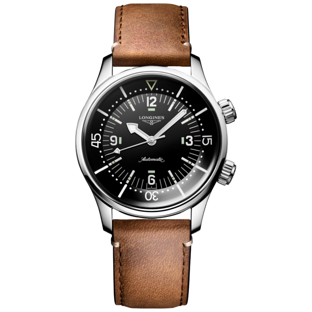 L3.764.4.50.0 Longines Legend Diver 39 svart