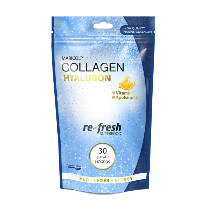 Collagen hyaluron + C 150 g - Re-fresh Superfood