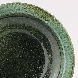 Karin Björquist (1960s) Green/Yellow Rounded Studio Bowl 16 cm