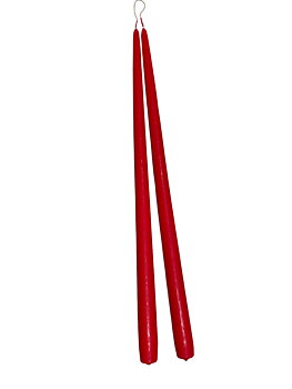 Antikljus Röd Matt 45 cm Parljus