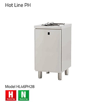 Porkka - Tallriksdispenser HL28 - Varm - Mått: 460 x 650 x 900 mm - Tallrikar mellan 220-280mm