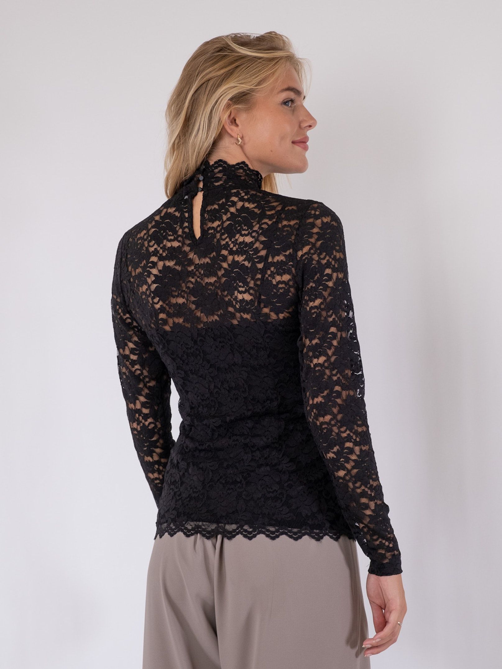 Neo Noir Liza Laceflower Blouse - 5