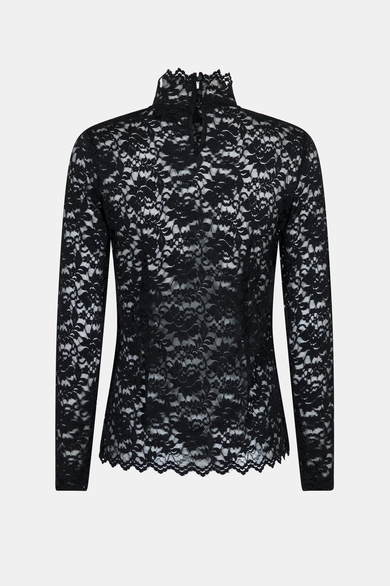 Neo Noir Liza Laceflower Blouse - 4