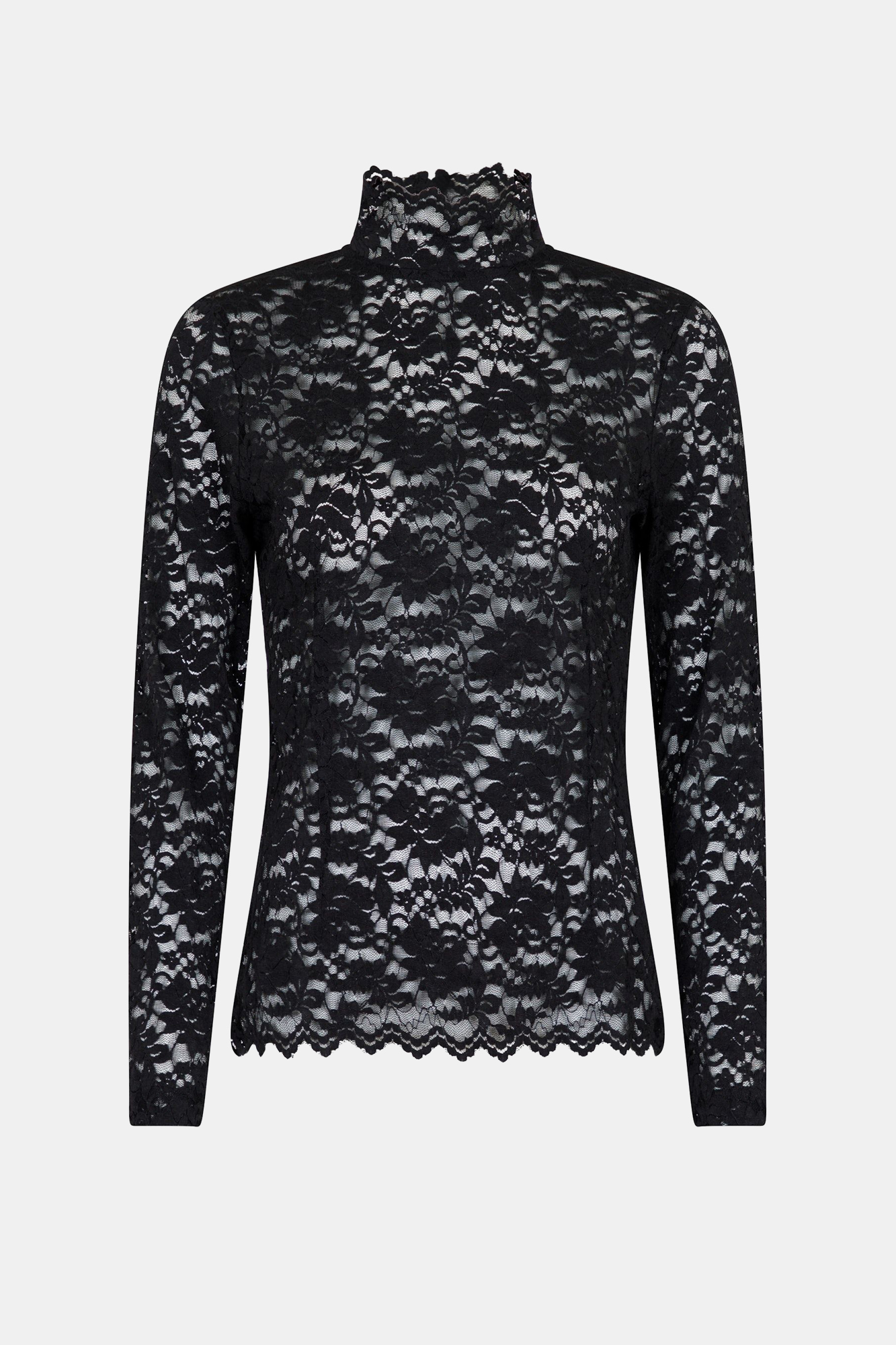 Neo Noir Liza Laceflower Blouse