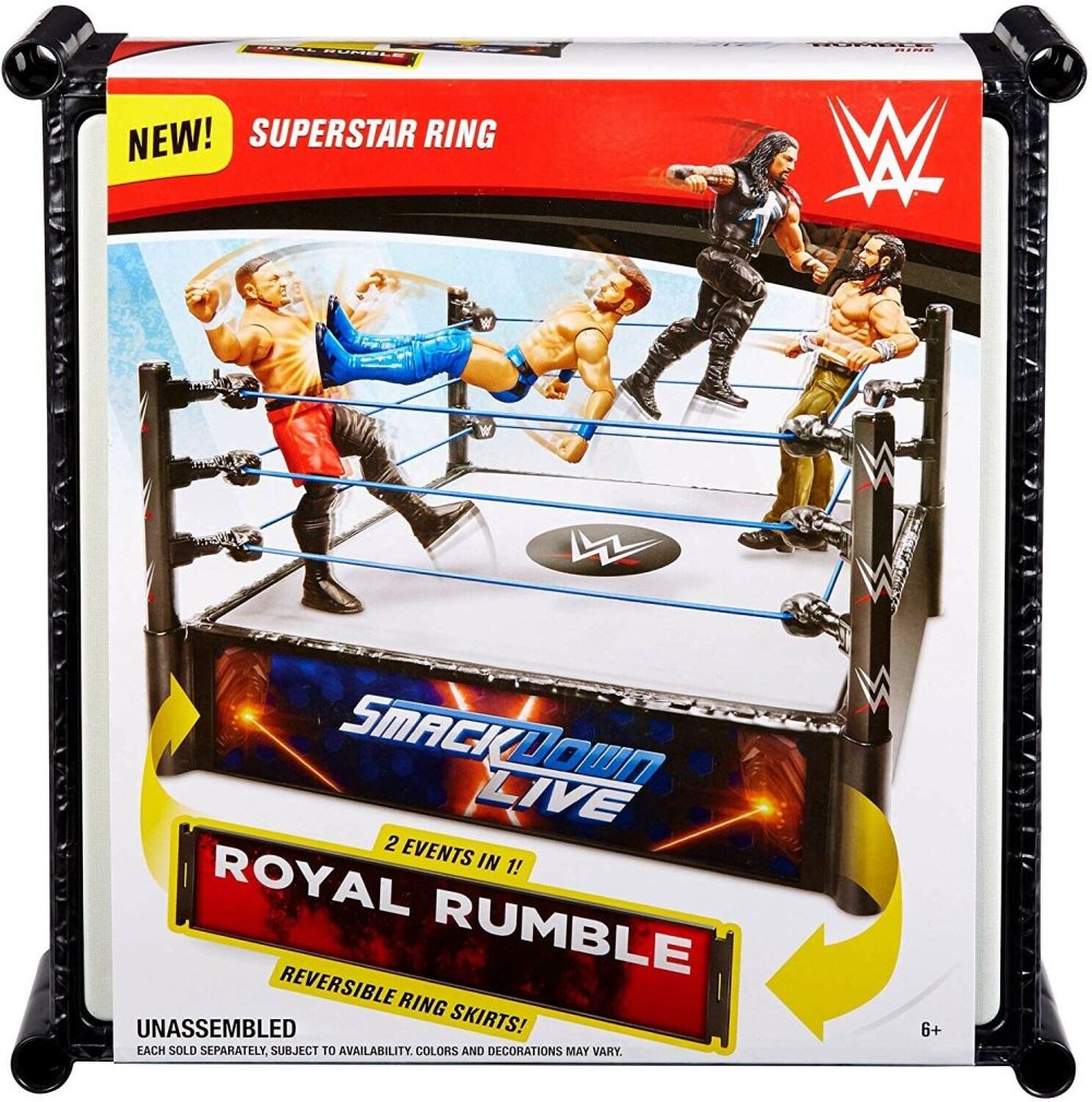 WWE Wrestling Smackdown Live & Royal Rumble Superstar Ring