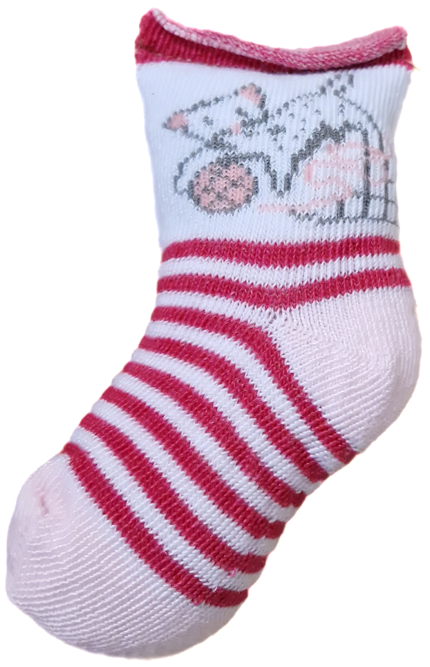 Kattleksak strumpa med kattmynta, 10cm