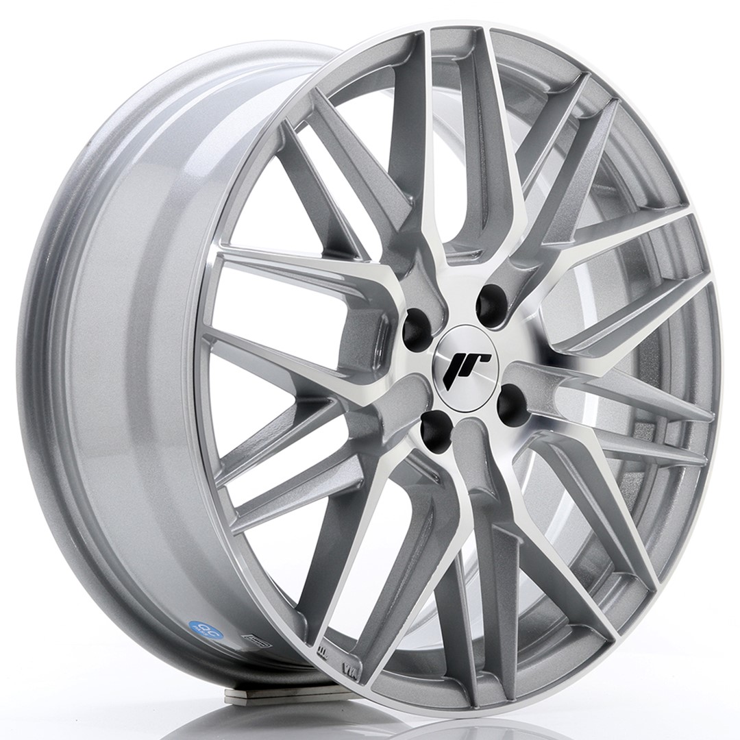 17" JR Wheels JR28 - Silver Machined Face