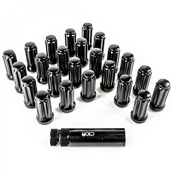 OFD Long Wheel Lug Nuts Kit M14x1.5 - Jeep JL, JLU & JT