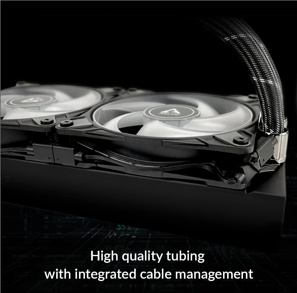 Arctic Liquid Freezer II 240 A-RGB, All-In-One vattenkylning 2 x 120mm RGB fan, LGA1700 support - 6