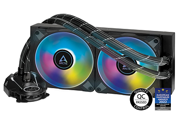 Arctic Liquid Freezer II 240 A-RGB, All-In-One vattenkylning 2 x 120mm RGB fan, LGA1700 support
