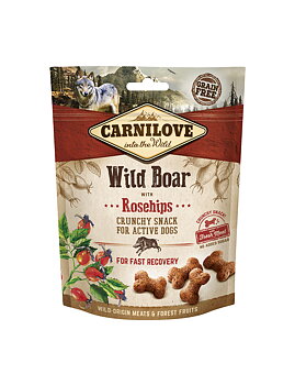 Carnilove Crunchy Snack Wild Boar with Rosehips Dog Treats - 200g