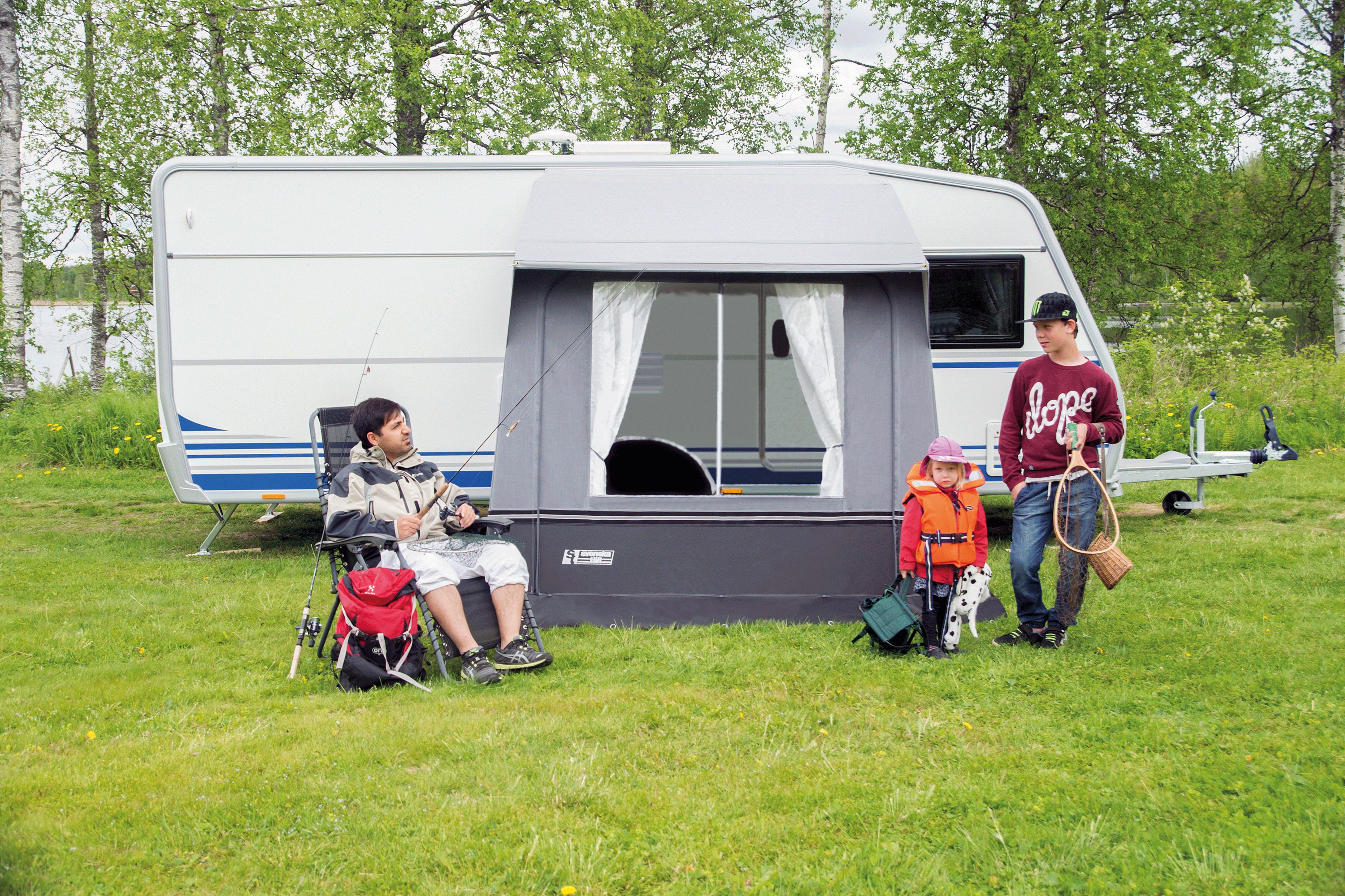Swedish Tent Combi Lux with steel frame