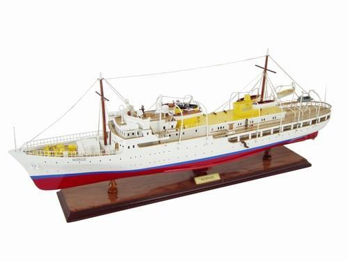 Skeppsmodell - Kungaskeppet NORGE, (82x39cm) 