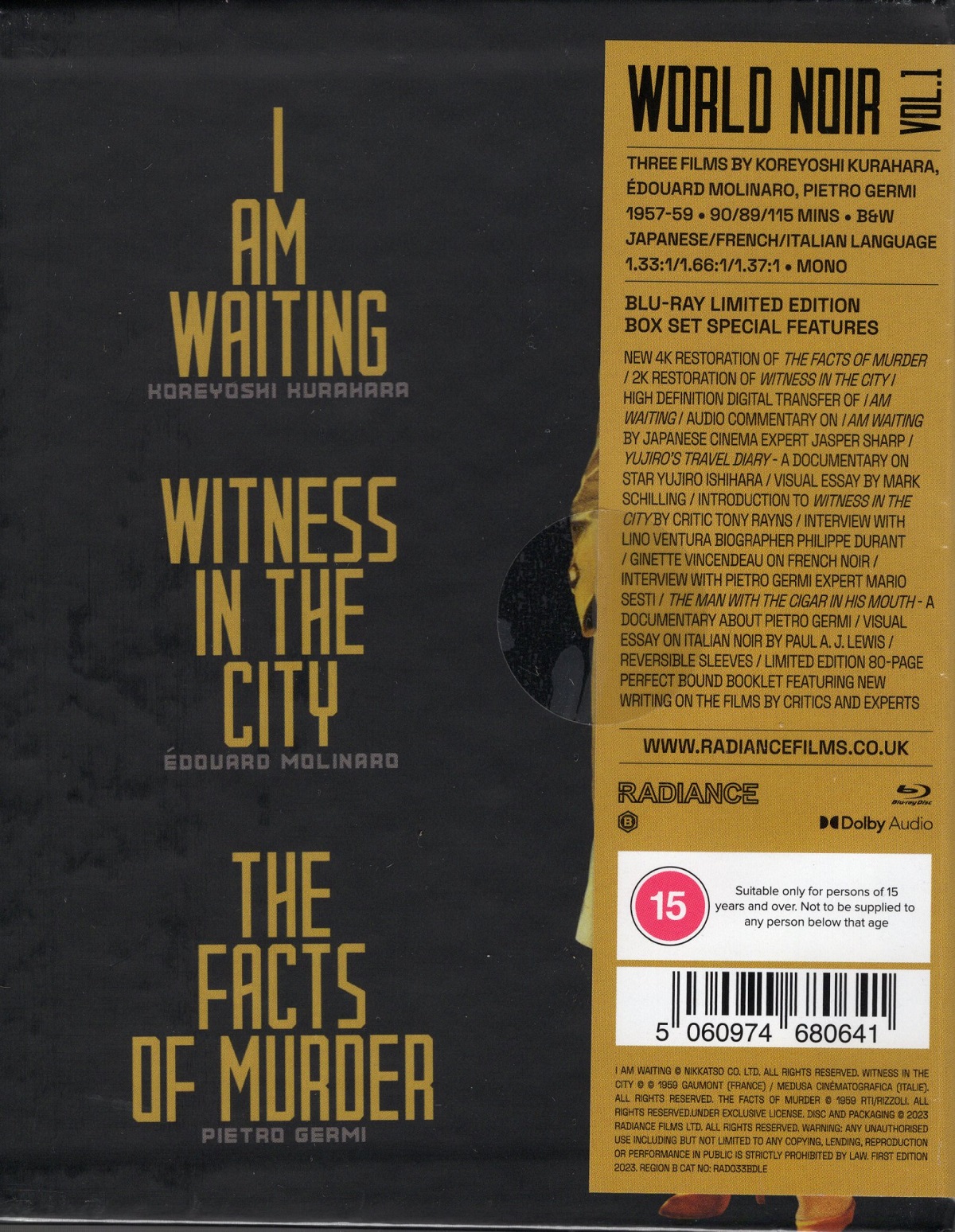 World Noir Vol. 1 (Limited Edition) (ej svensk text) (Blu-ray) - 2