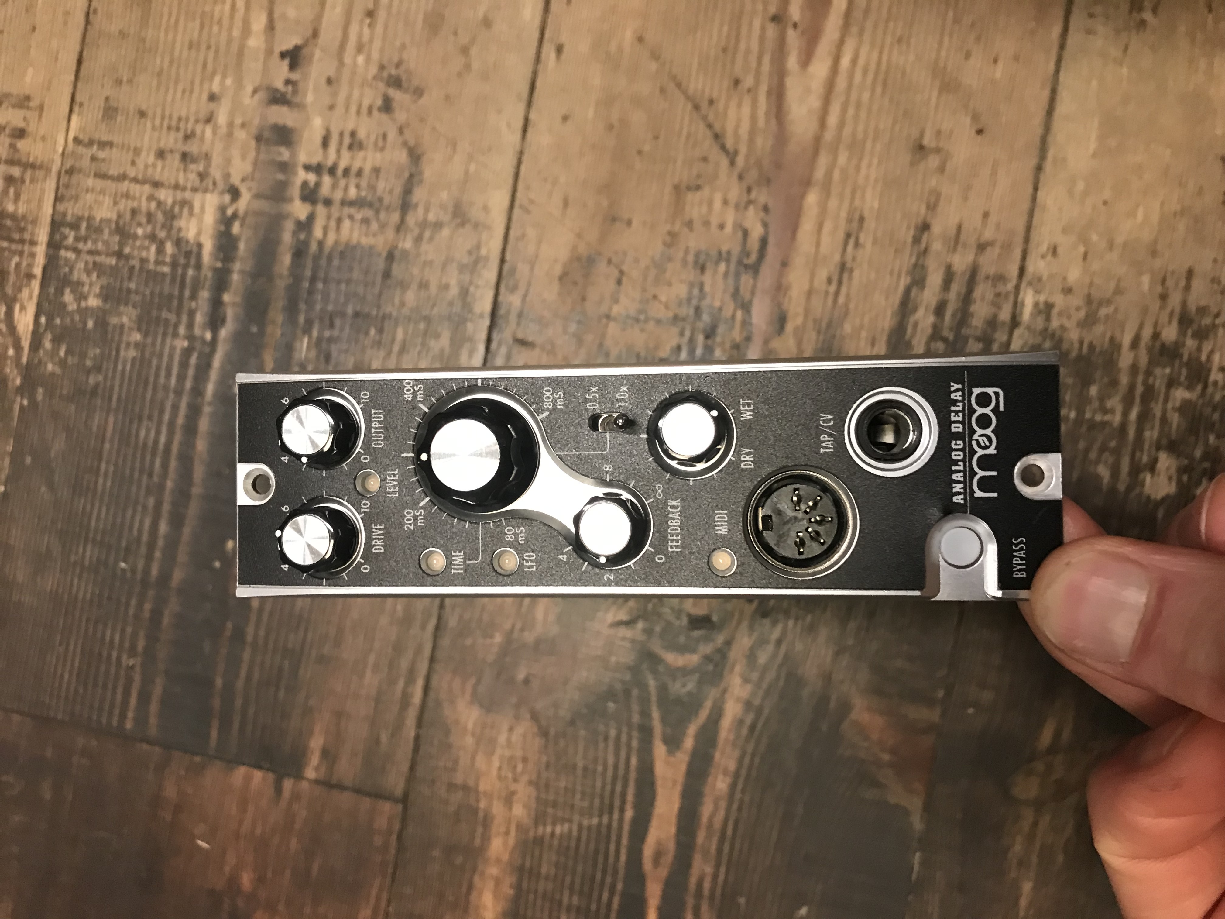 Moog 500series Delay, beg JAM