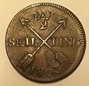 1/2 sk 1803 på 1 ör SM 1739 1