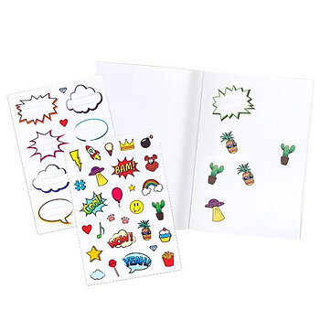 Stickeralbum med stickers