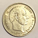 Danmark 25 öre 1894 nära 1+