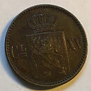 Norge 1 sk 1870 1+/01