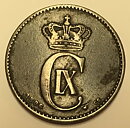Danmark 2 öre 1886 1?/1