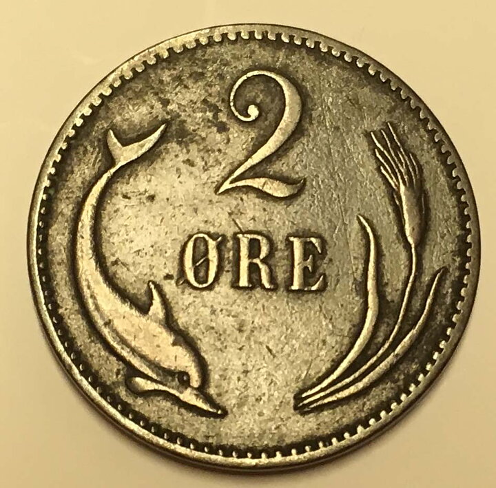 Danmark 2 öre 1886 1?/1