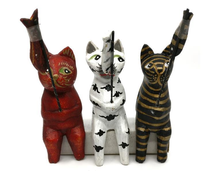 Bali - Fiskande katter 