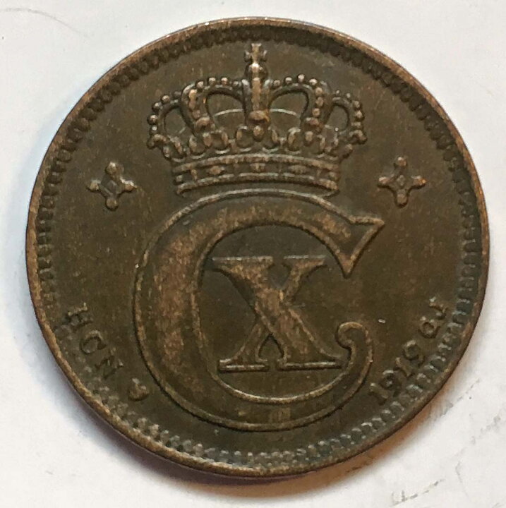 Danmark 2 öre 1919 god 1