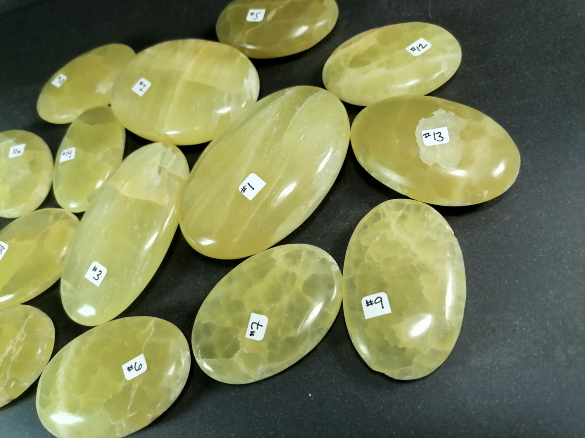 Pebbles "No Worry Stone" - Gul Kalcit - 3